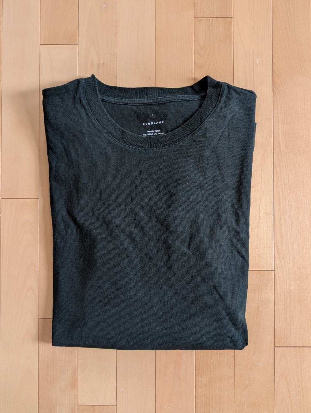 Everlane Premium-weight Crew Neck Tee In Dark Green